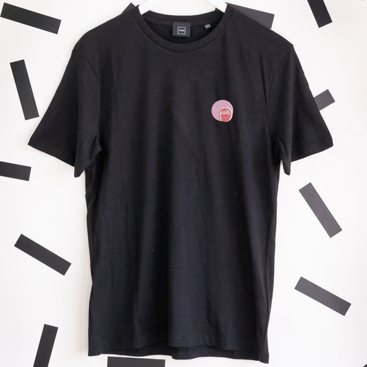 Embarrassment Embroidered T-Shirt - Black