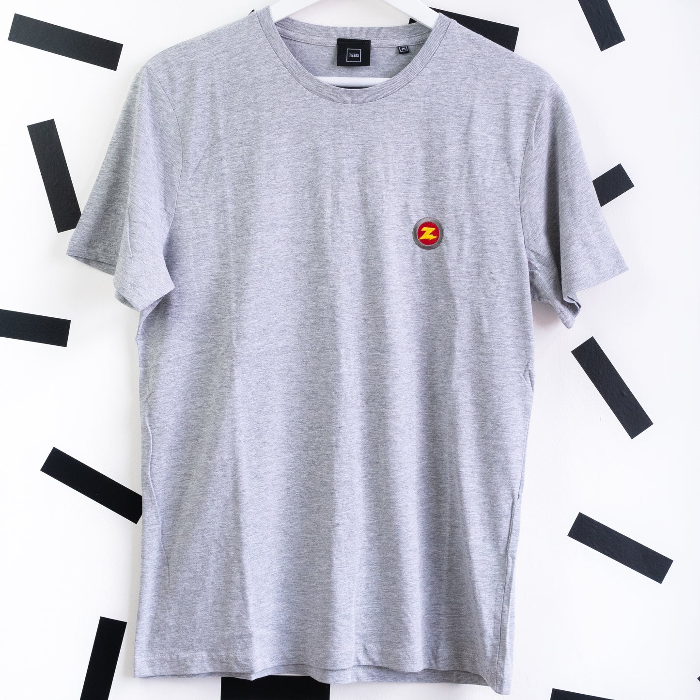Emperor Embroidered T-Shirt - Grey