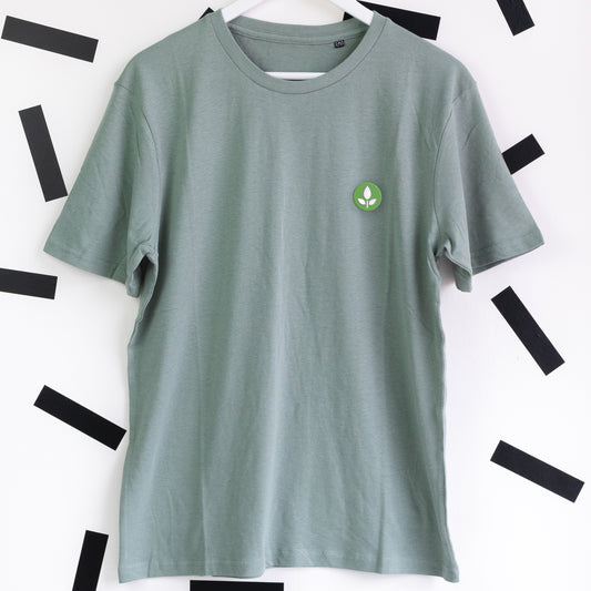 Eve Embroidered T-Shirt - Green