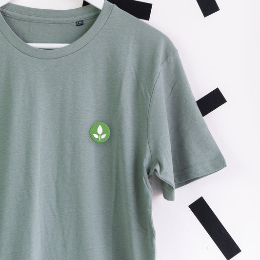 Eve Embroidered T-Shirt - Green