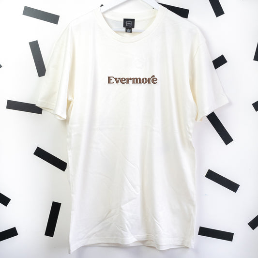 Evermore Taylor Swift Embroidered Natural T-Shirt