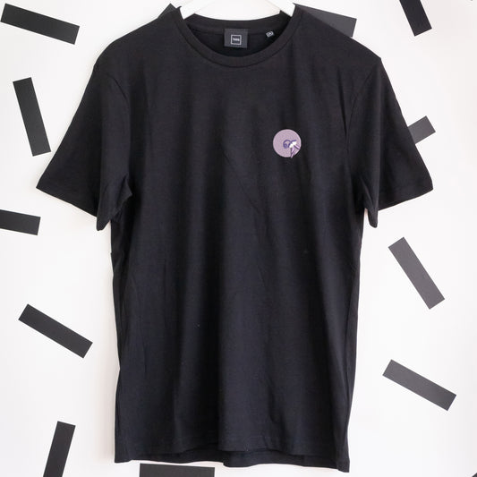 Fear Embroidered T-Shirt - Black