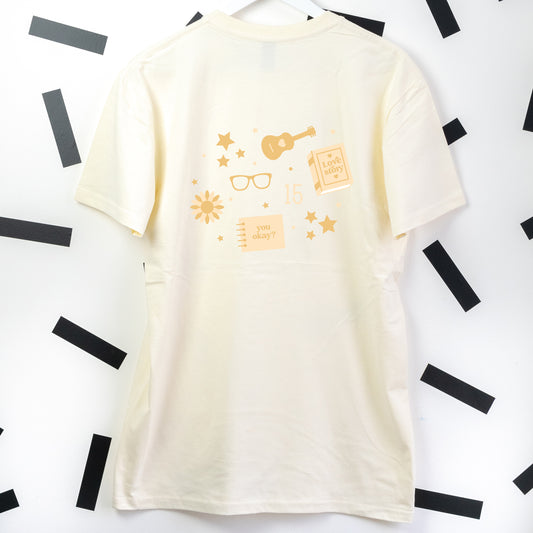 Fearless Taylor Swift Embroidered Ecru T-Shirt