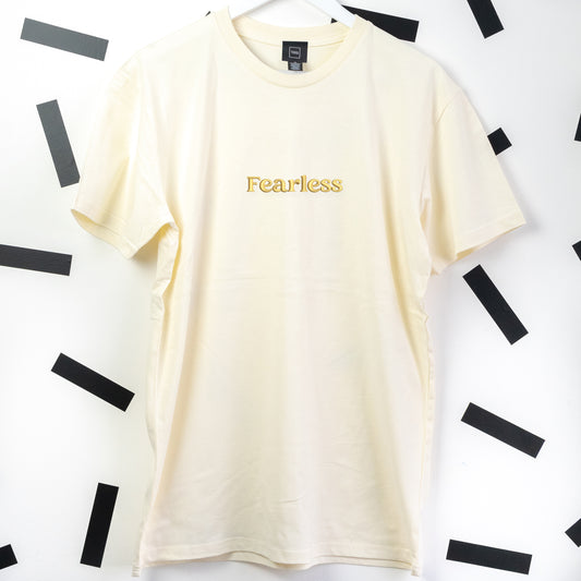 Fearless Taylor Swift Embroidered Ecru T-Shirt