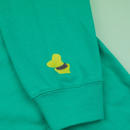 Goofy's Signature Embroidered Hoodie - Green