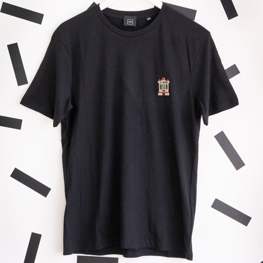 Hollywood Studios Embroidered T-Shirt - Black