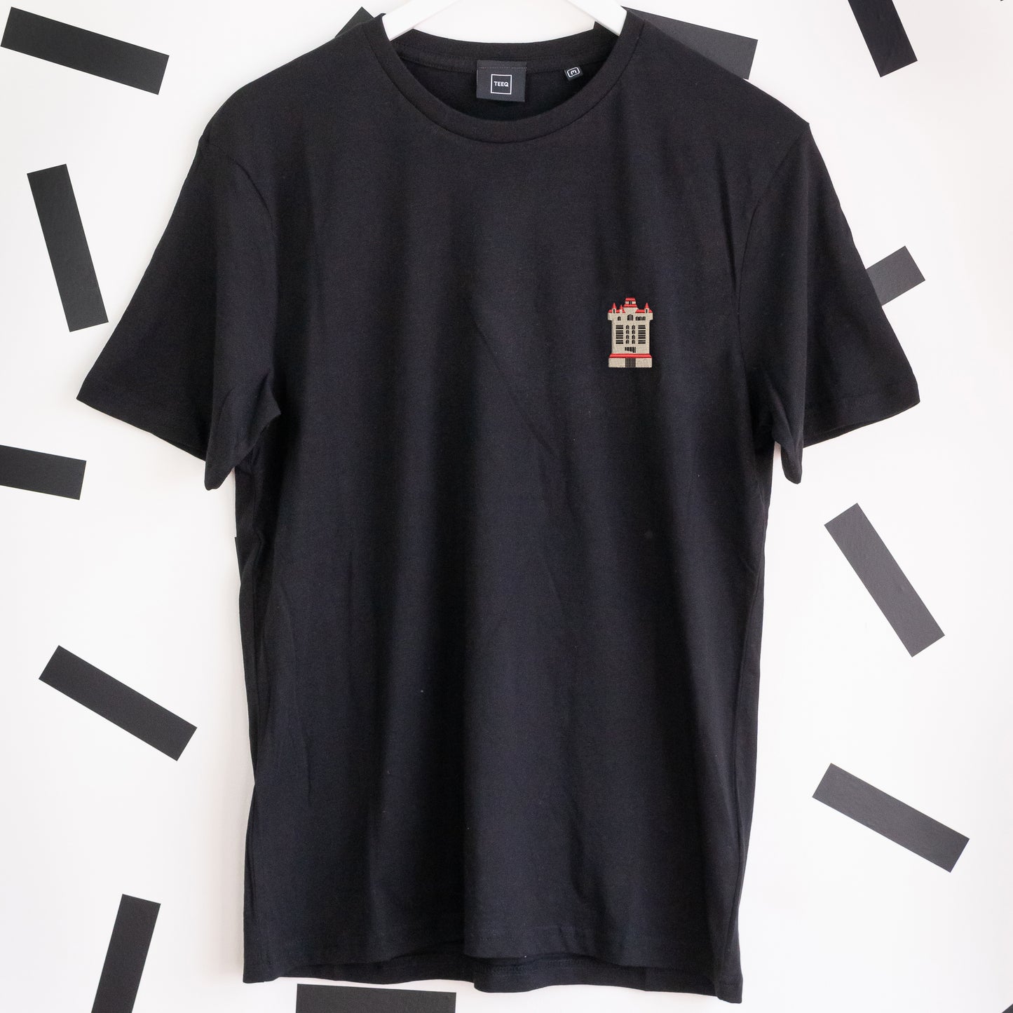 Hollywood Studios Embroidered T-Shirt - Black