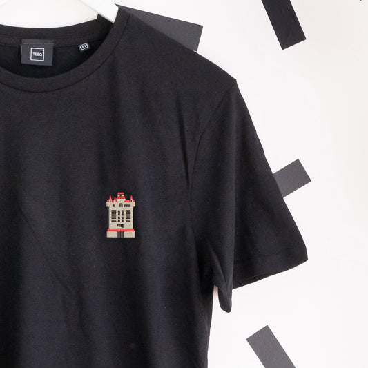 Hollywood Studios Embroidered T-Shirt - Black