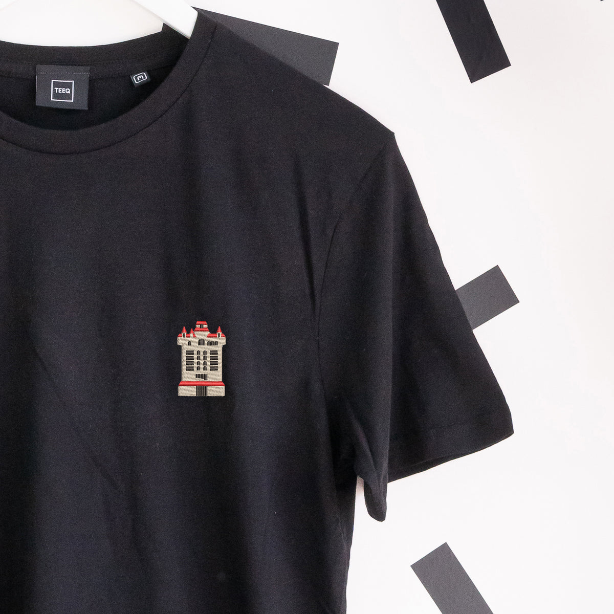 Hollywood Studios Embroidered T-Shirt - Black