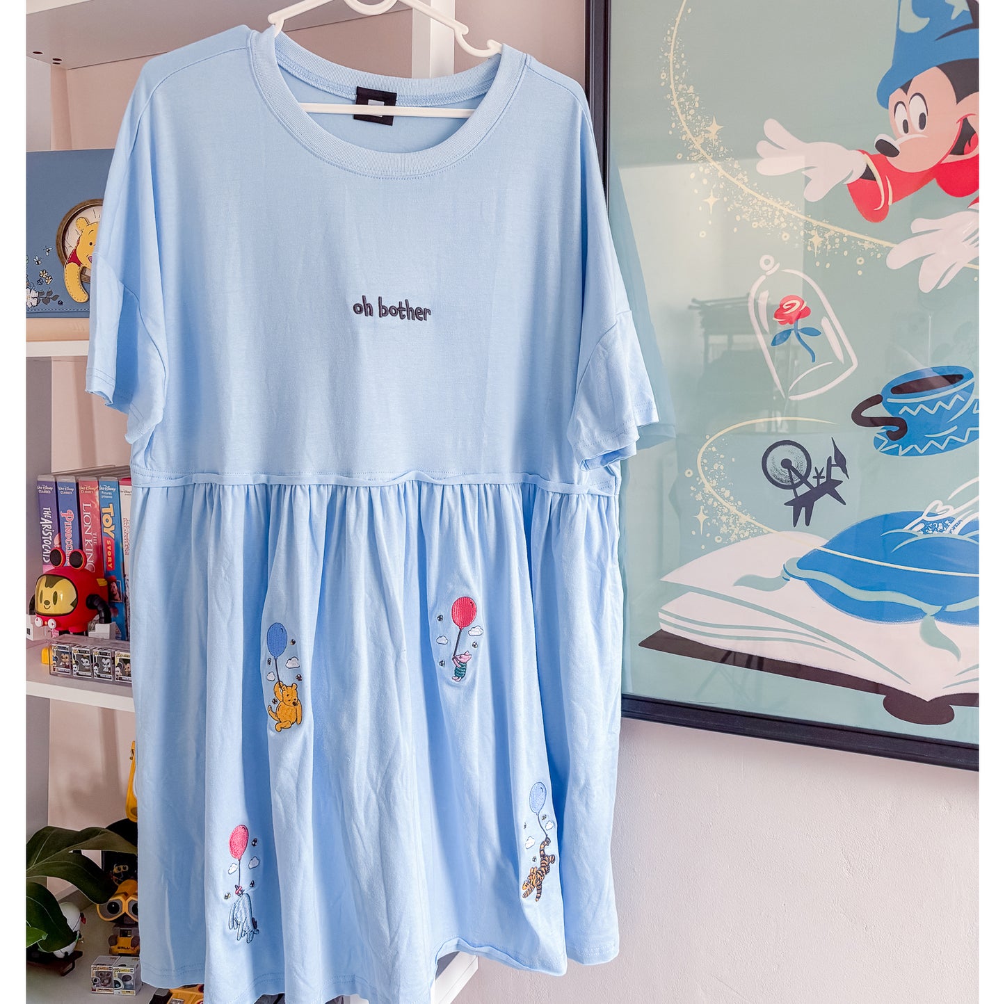 Winnie & Pals Balloon Embroidered Smock Dress