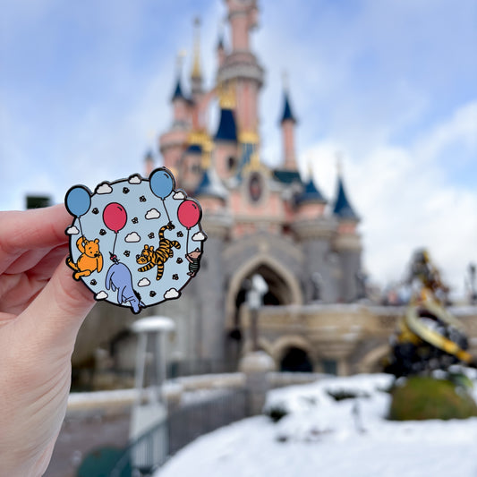 Winnie Balloons Enamel Pin