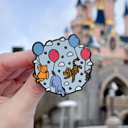 Winnie Balloons Enamel Pin