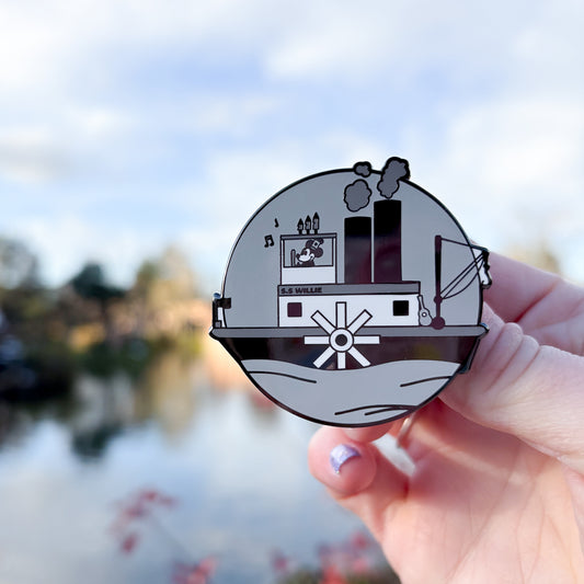 Steamboat Willie Enamel Pin