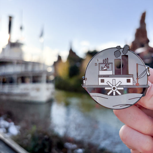 Steamboat Willie Enamel Pin