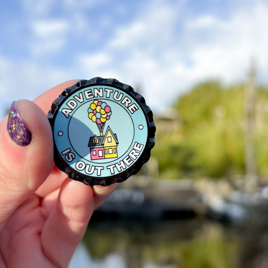 Up "Adventure is out there" Blue Enamel Pin