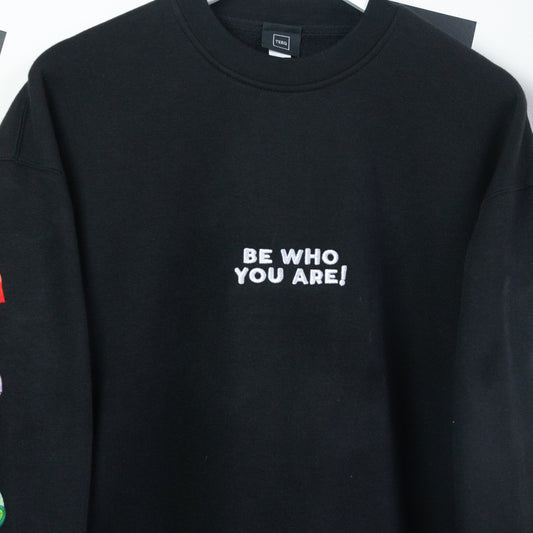 Inside Out Embroidered Unisex Jumper