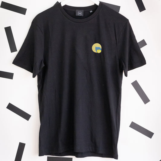 Joy Embroidered T-Shirt - Black