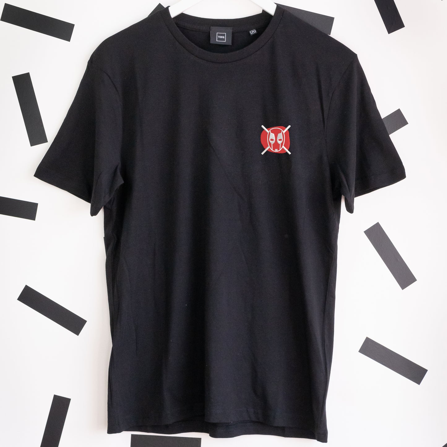 Deadpool Embroidered T-Shirt - Black