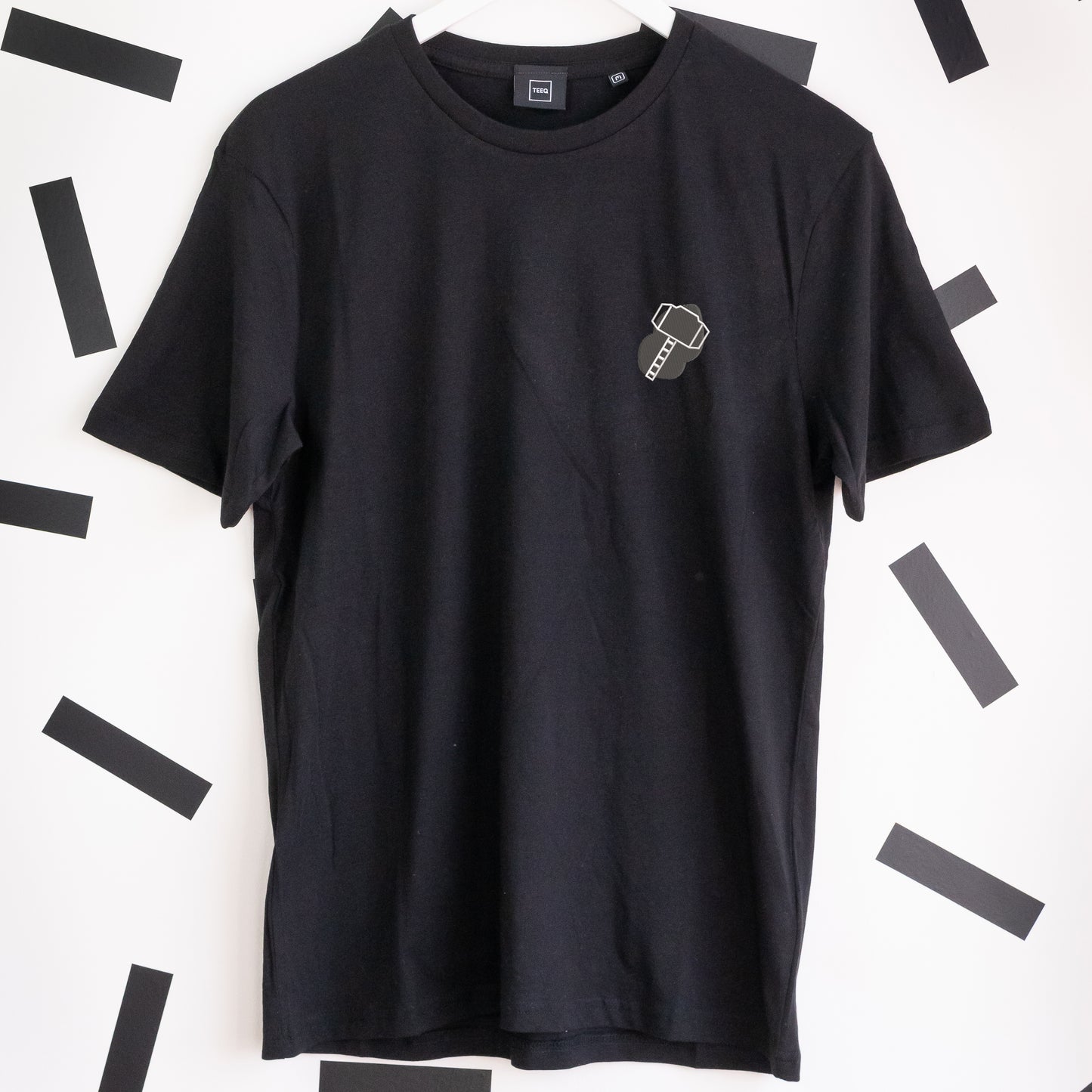 Thor Embroidered T-Shirt - Black