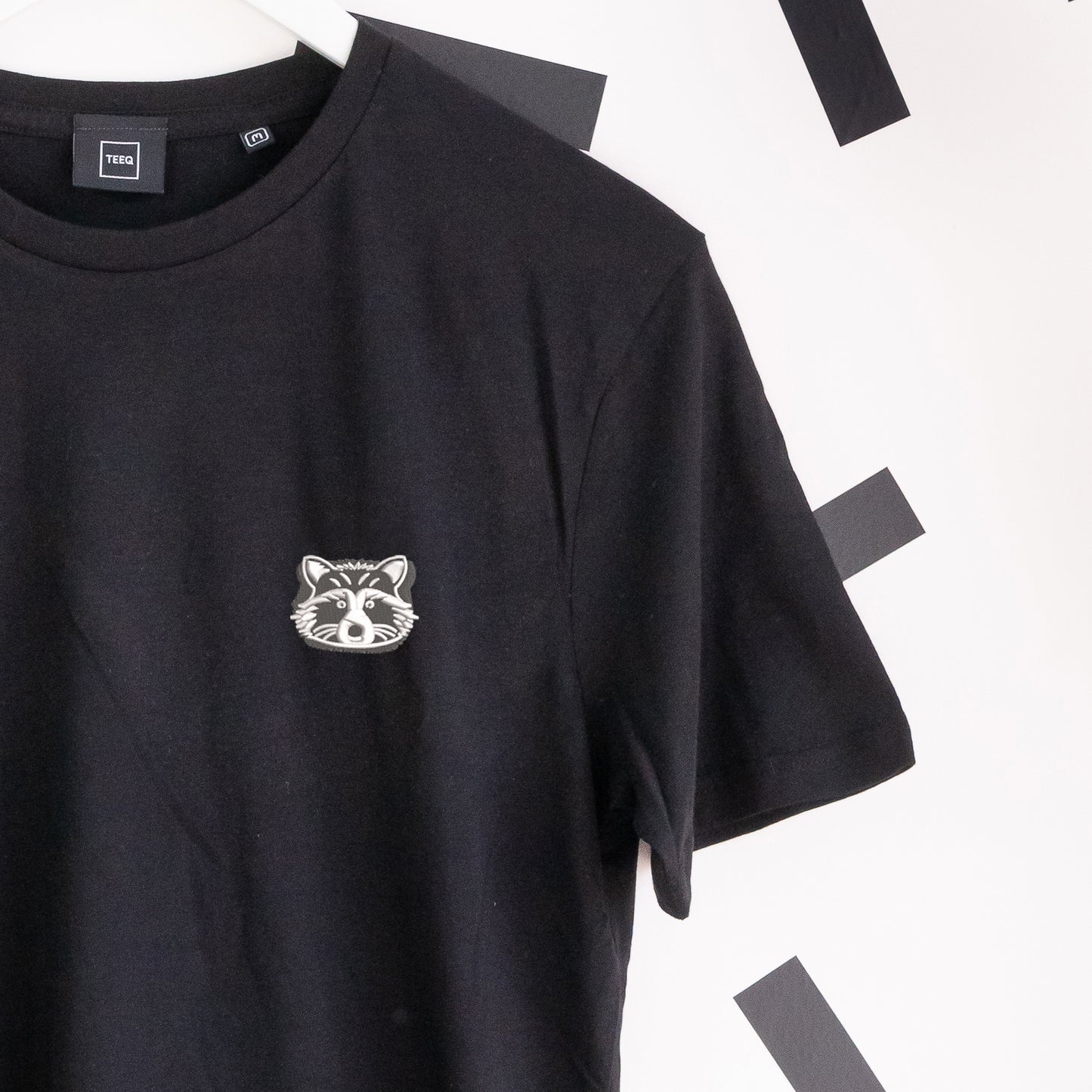 Rocket Embroidered T-Shirt - Black