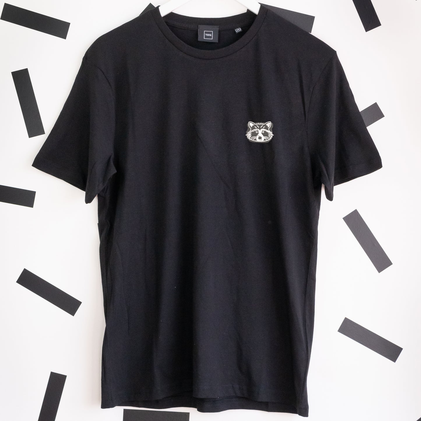 Rocket Embroidered T-Shirt - Black