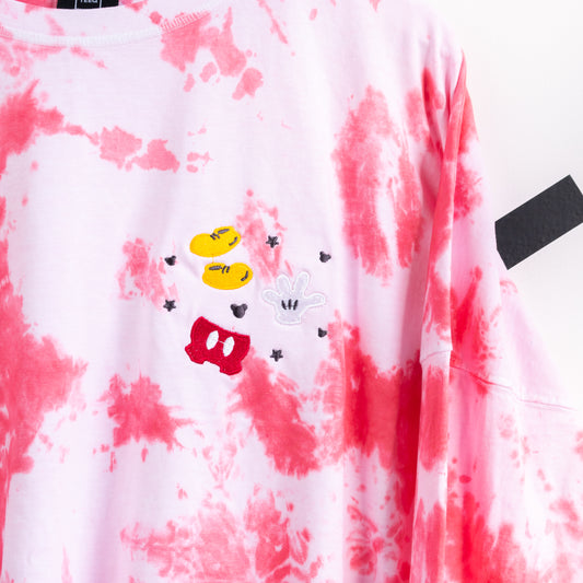 Mickey Embroidered Tie Dye Jersey