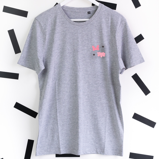 Minnie Embroidered T-Shirt - Grey