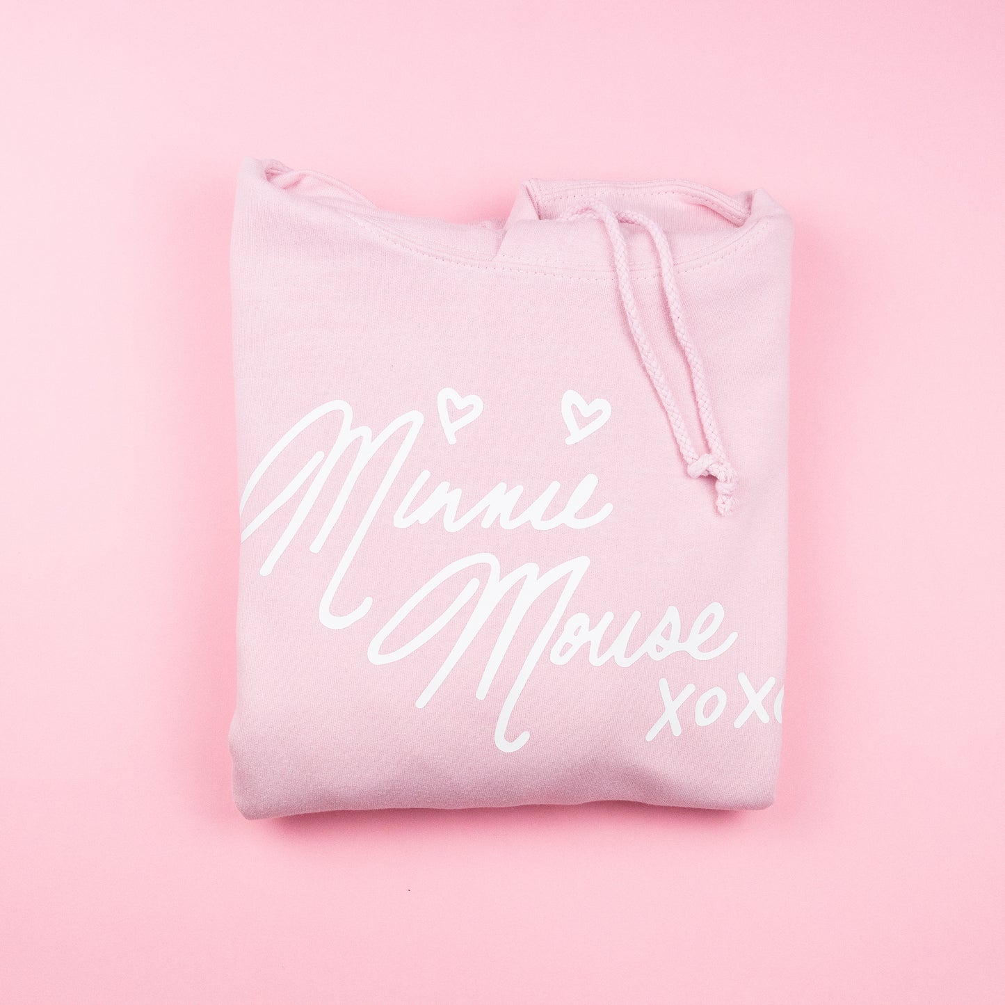 Minnie's Signature Embroidered Hoodies - Pink