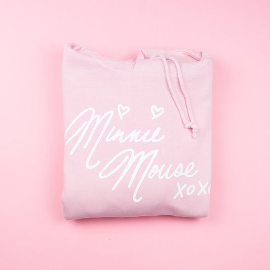 Minnie's Signature Embroidered Hoodies - Pink