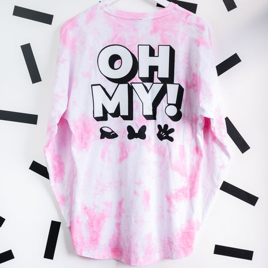Minnie Embroidered Tie Dye Jersey