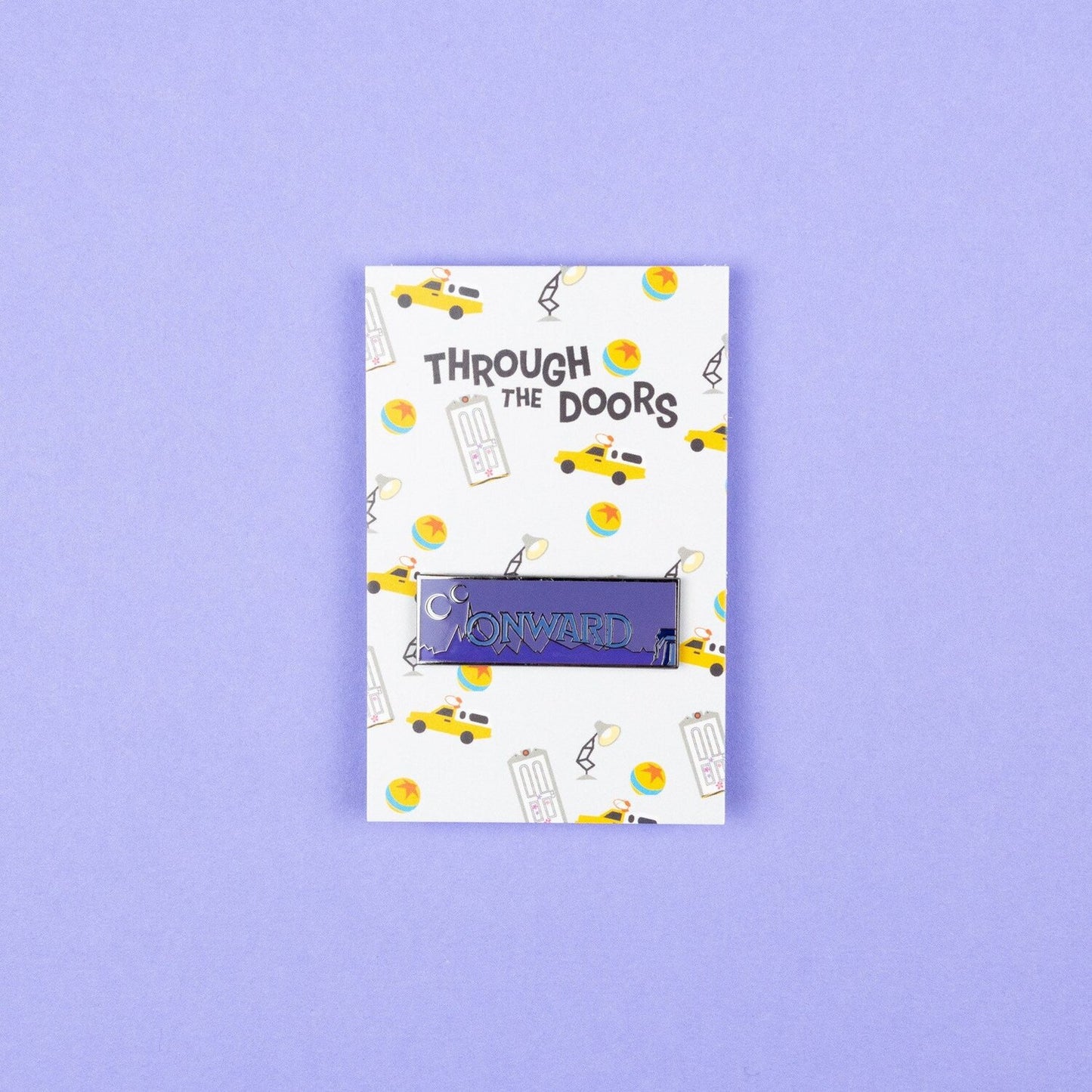 Onward Glow In The Dark Enamel Pin
