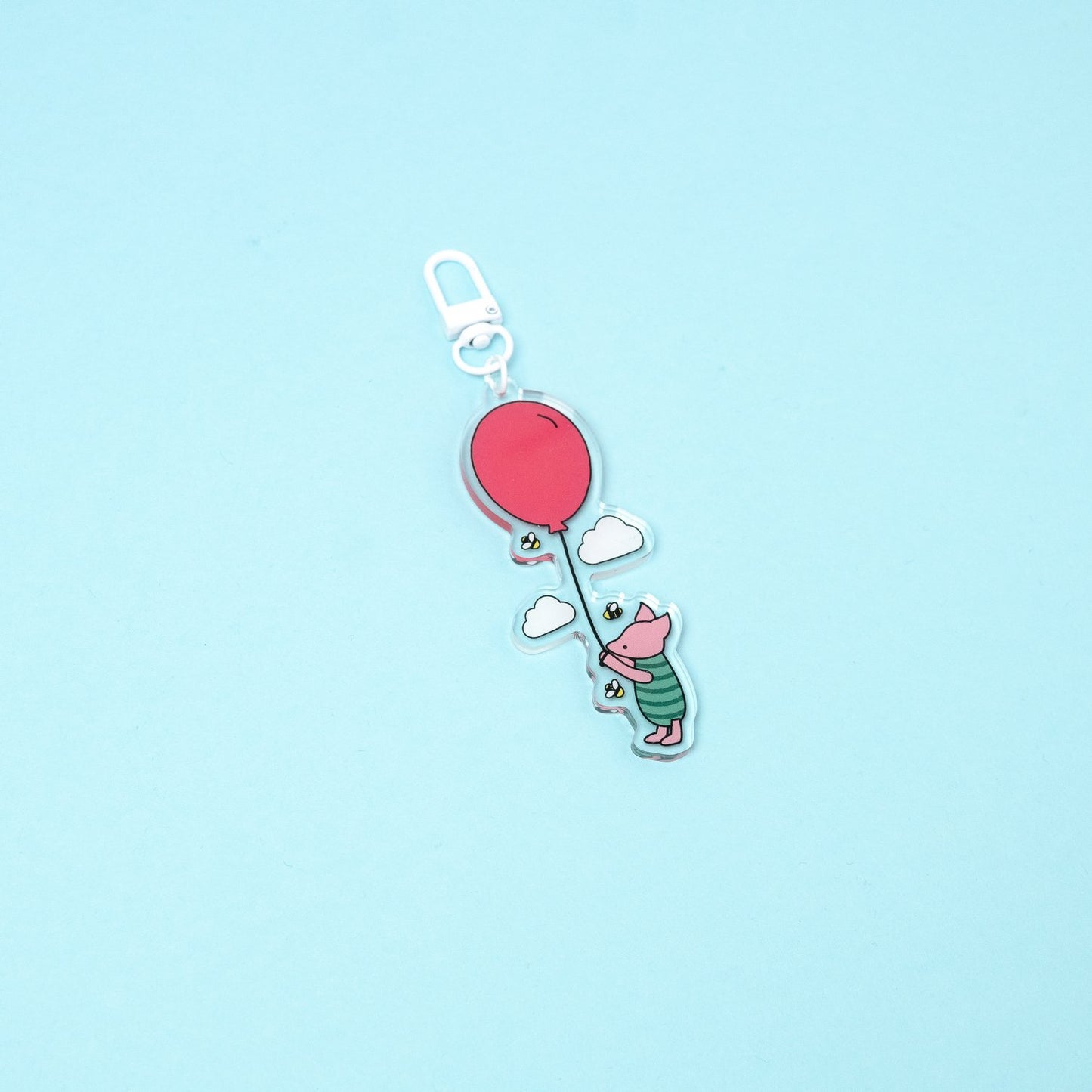 Piglet Balloon Keyring