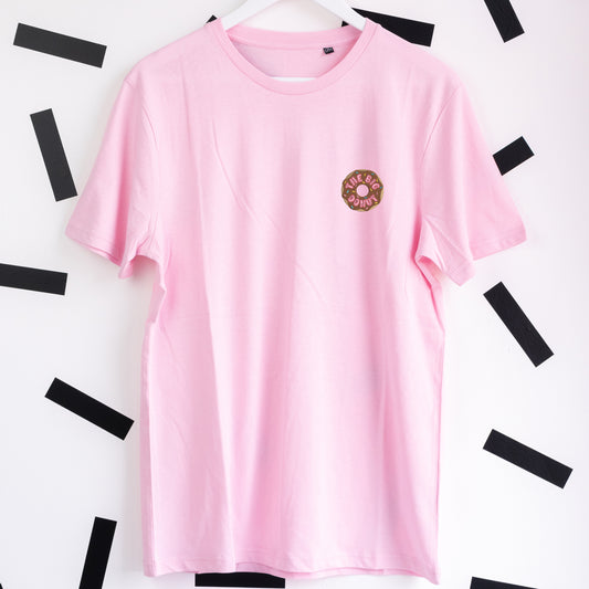 The Big Donut Zootropolis Embroidered T-Shirt - Pink