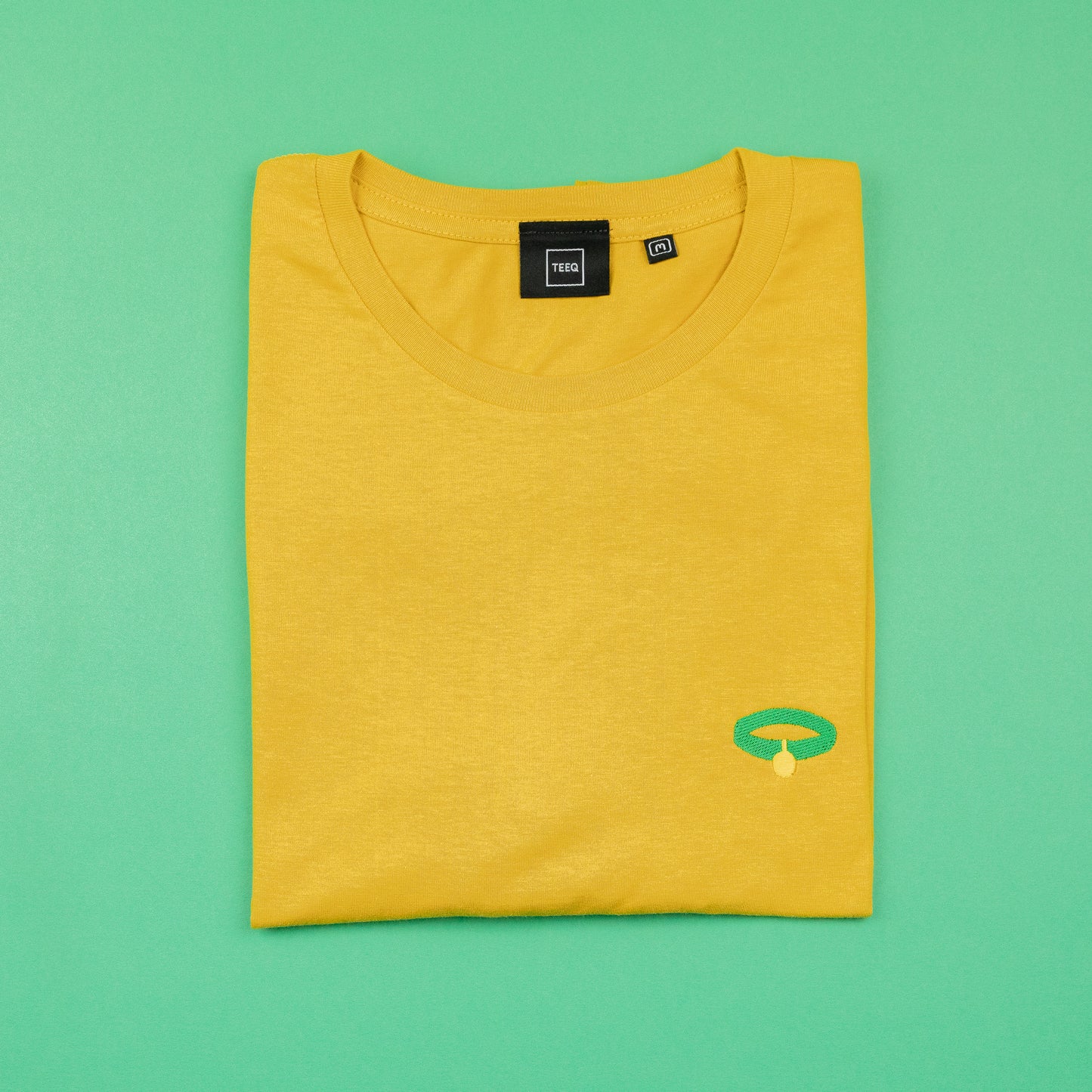 Pluto Embroidered T-Shirt - Yellow