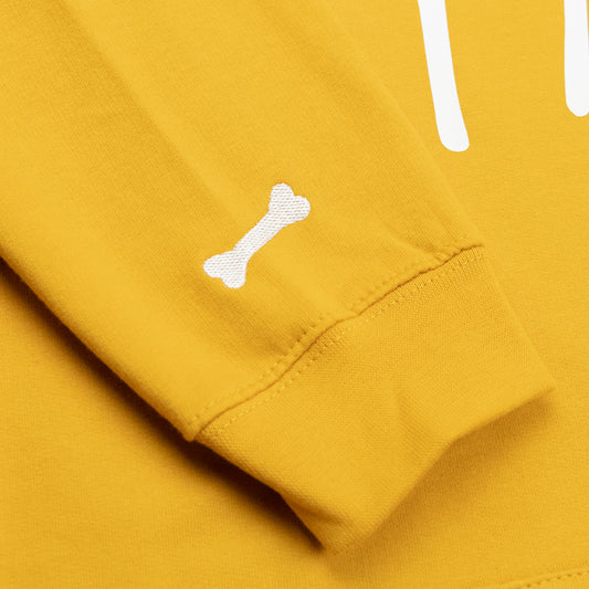 Pluto's Signature Embroidered Hoodie - Yellow