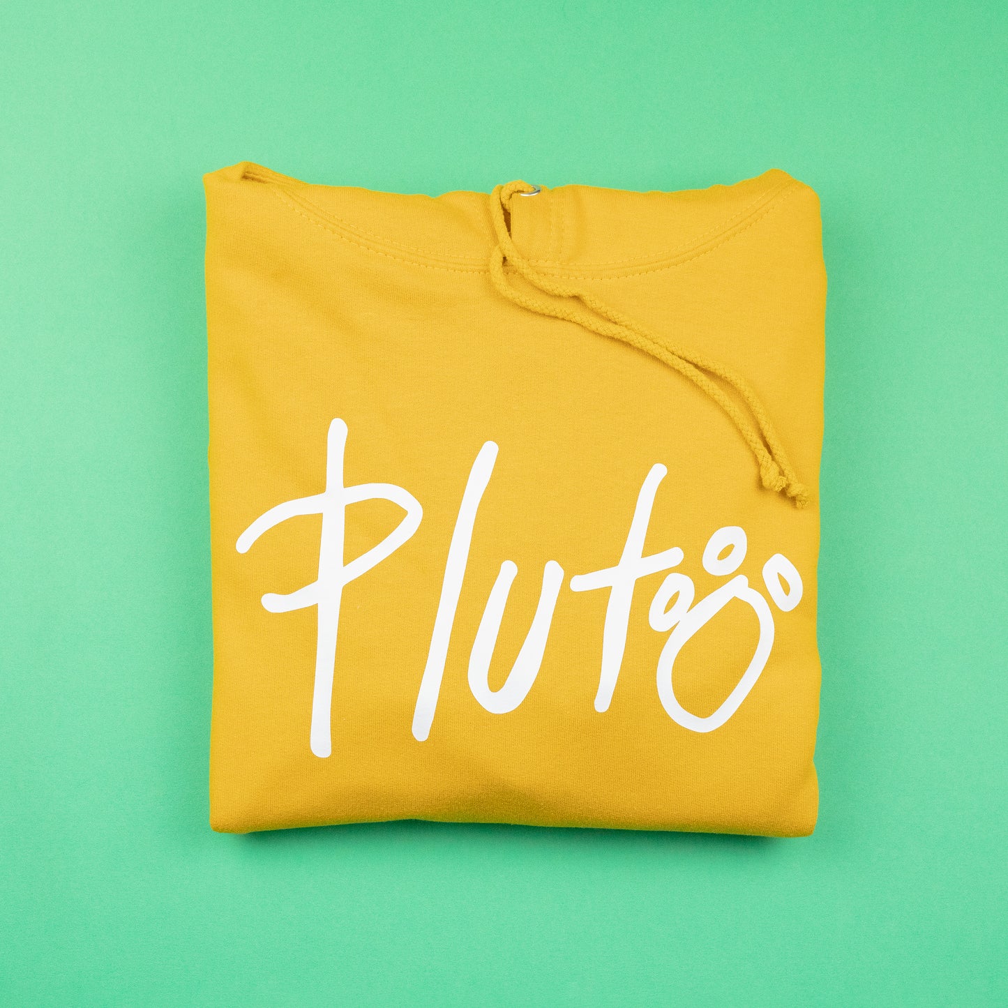 Pluto's Signature Embroidered Hoodie - Yellow