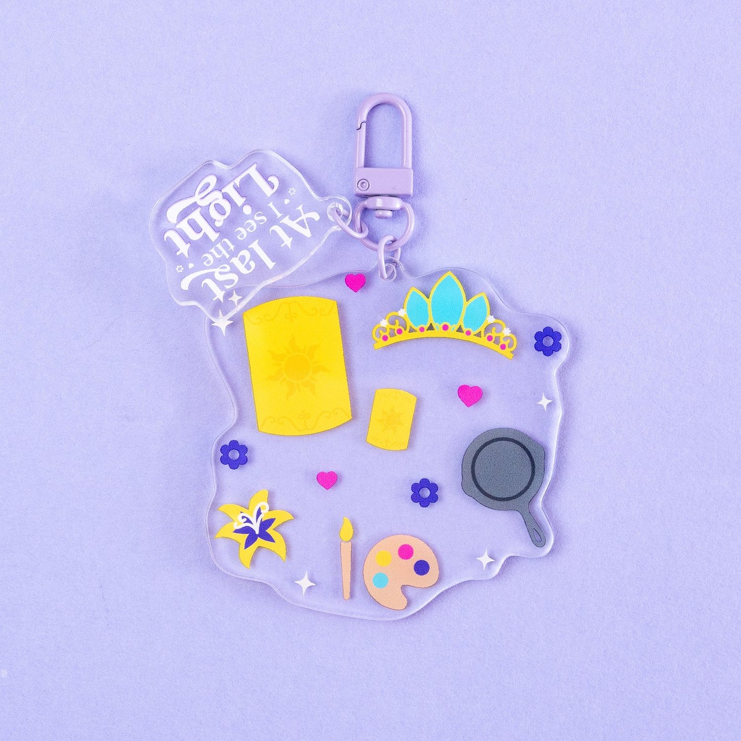 Rapunzel "At Last I See The Light" Keyring
