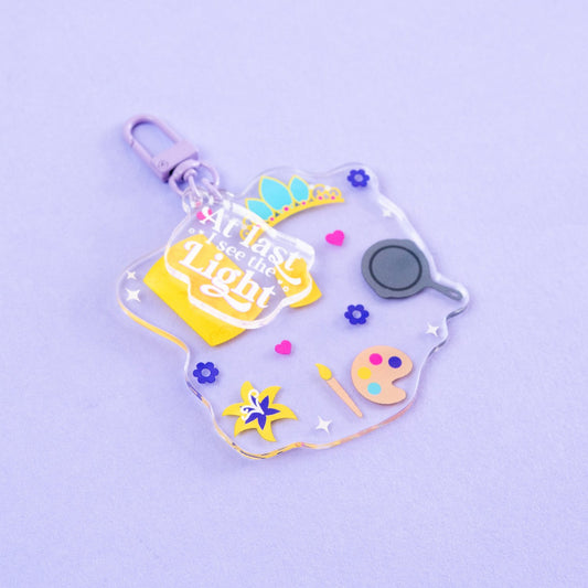 Rapunzel "At Last I See The Light" Keyring