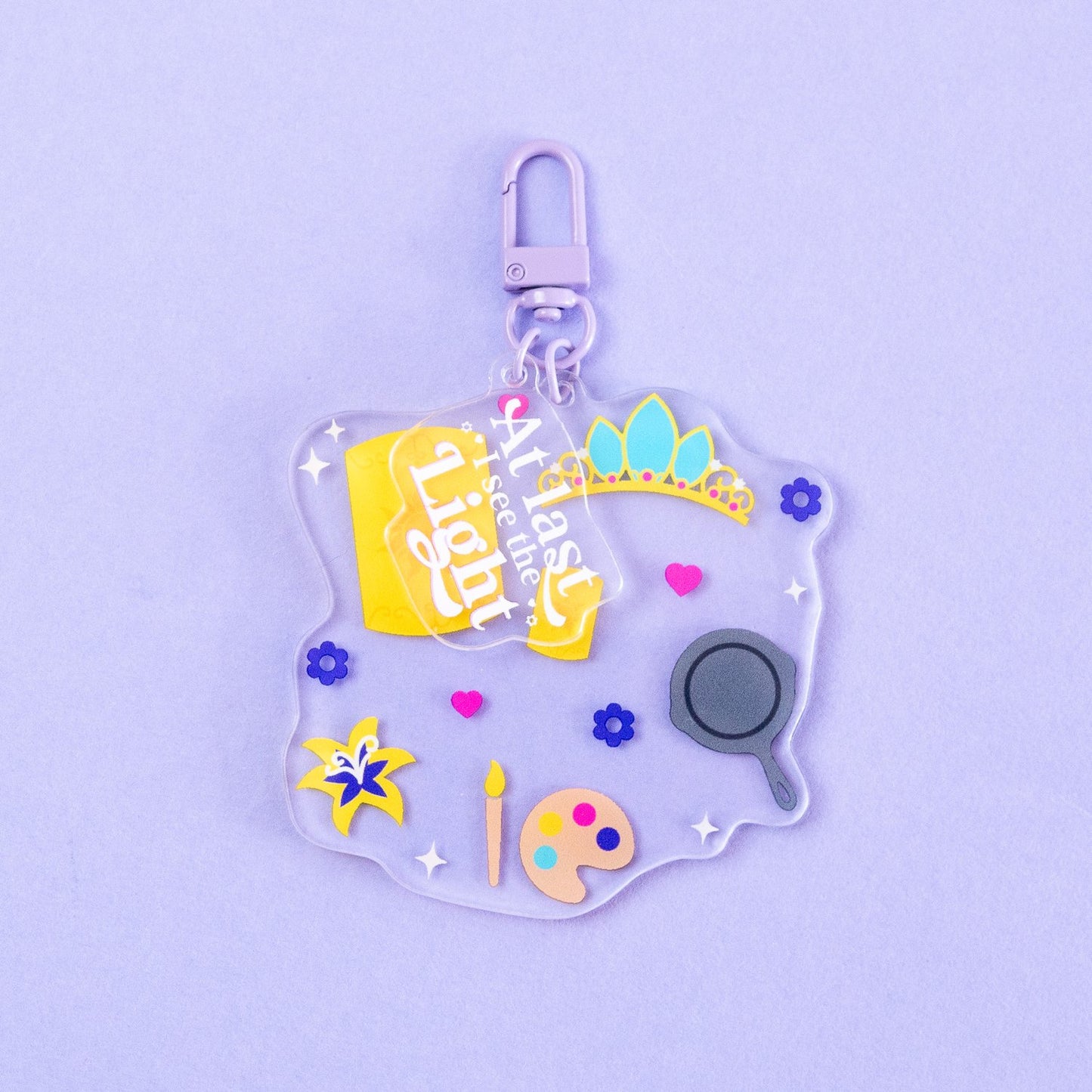Rapunzel "At Last I See The Light" Keyring