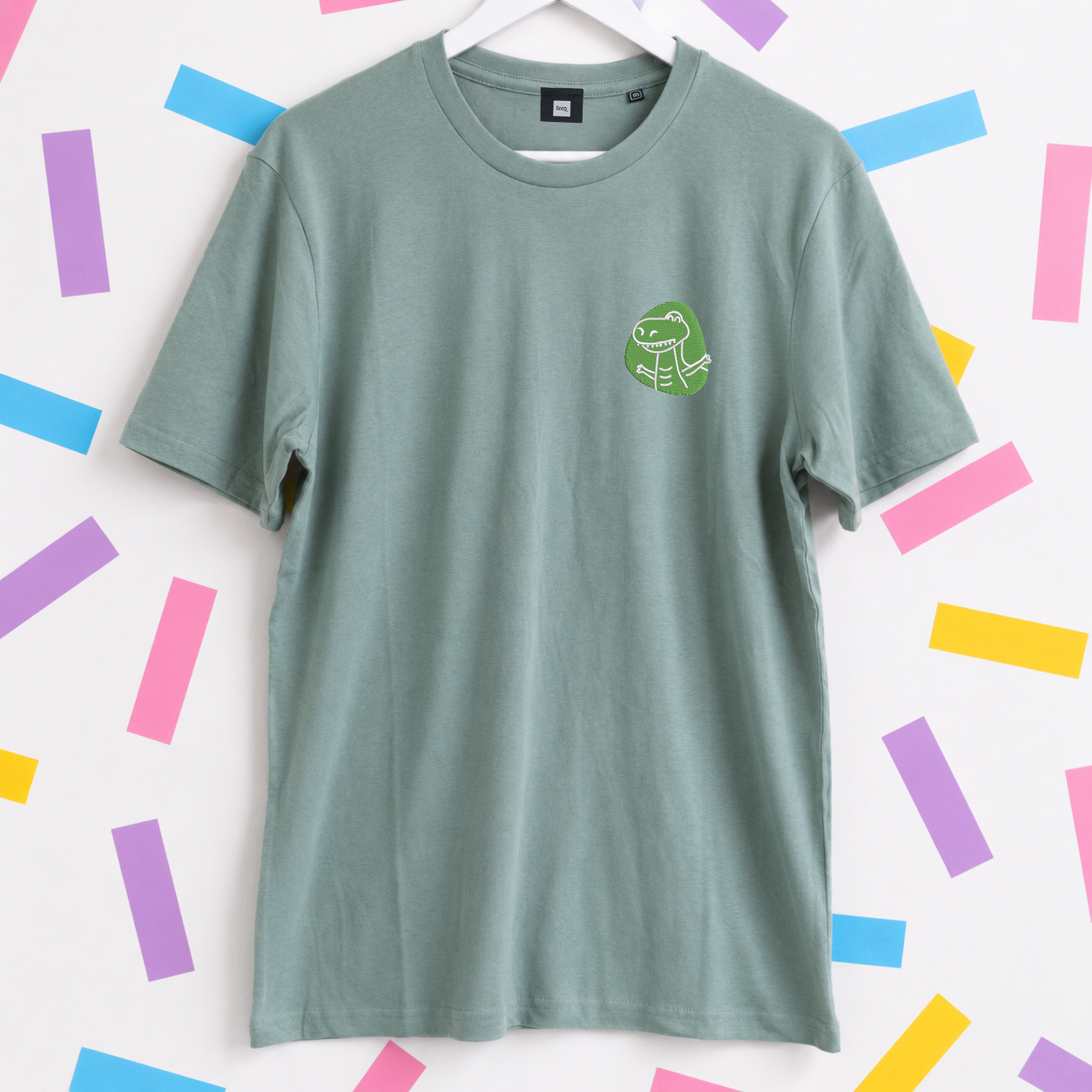 Rex Toy Story Embroidered T-Shirt - Dusty Green