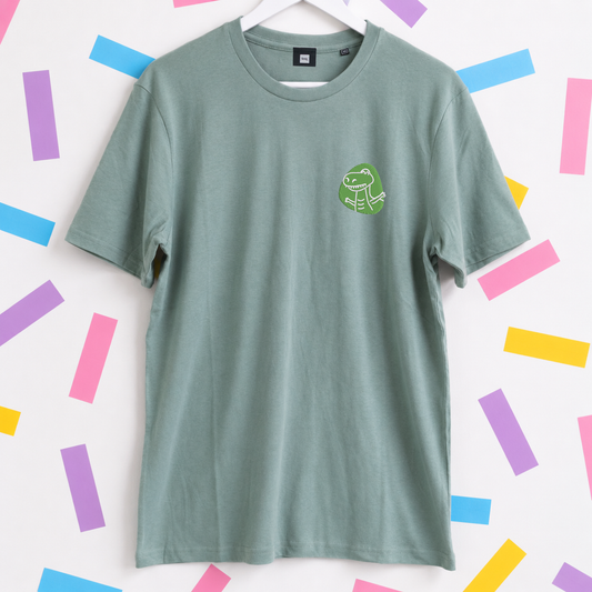 Rex Toy Story Embroidered T-Shirt - Dusty Green