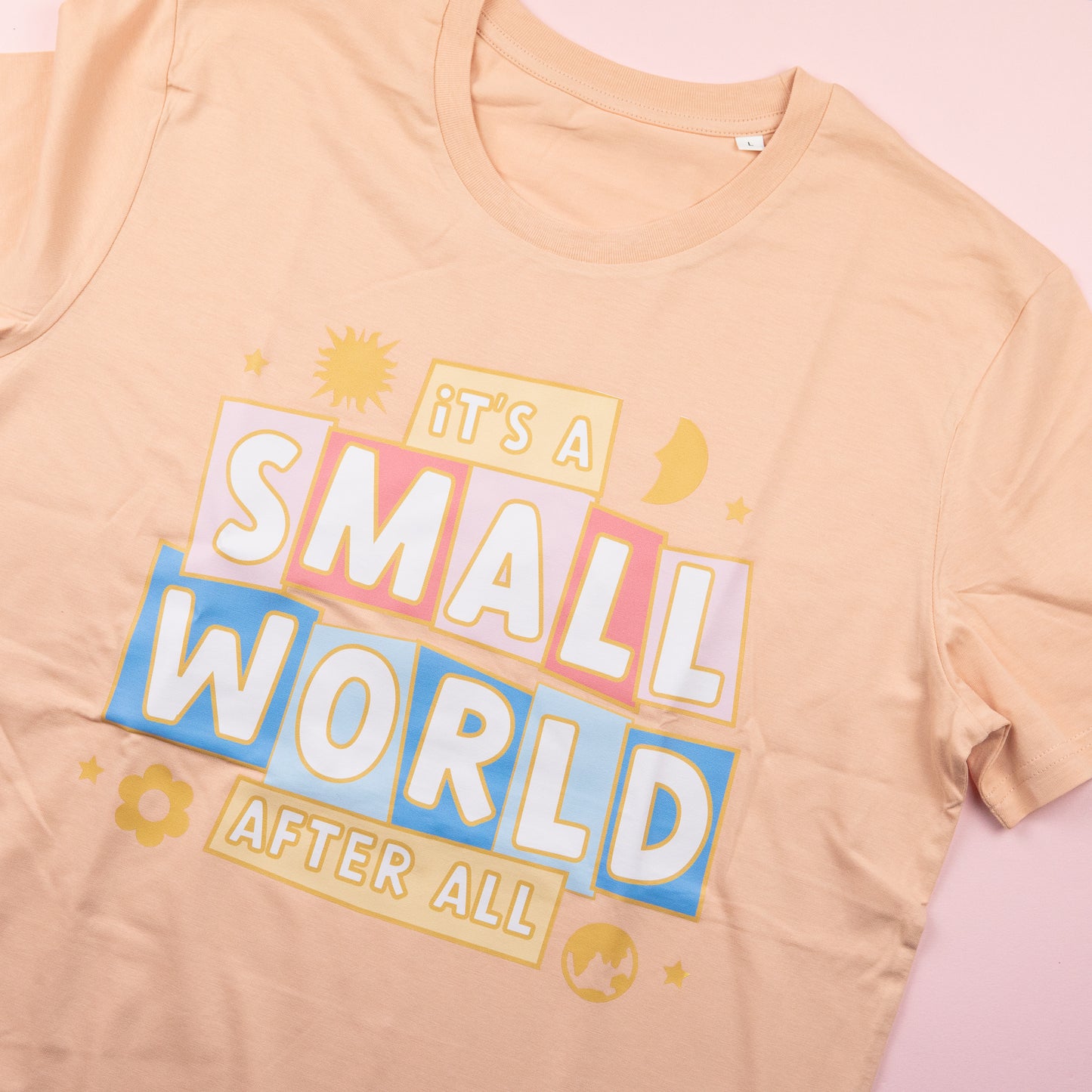 Sample - Small World Pink T-Shirt - 3XL