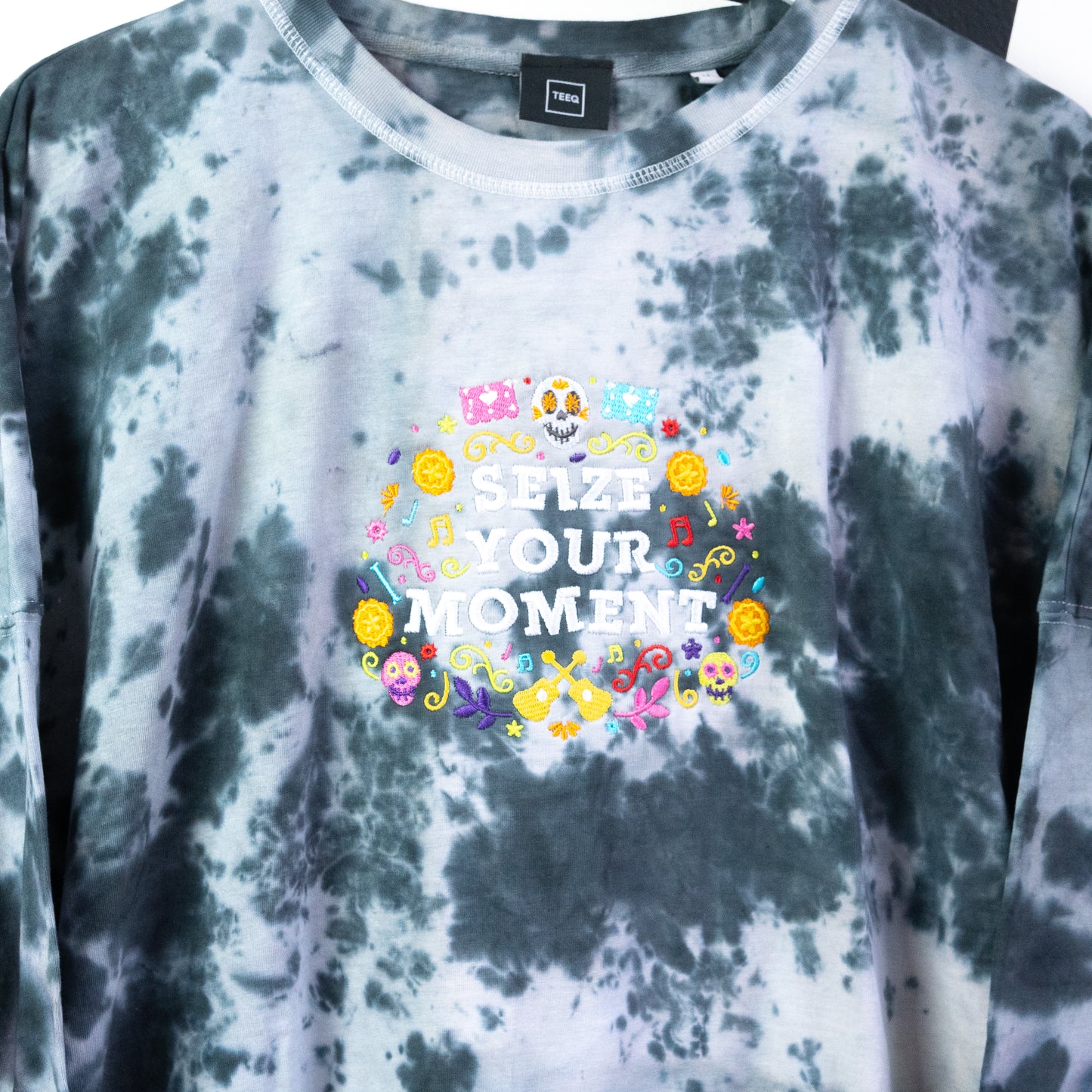 Seize Your Moment Embroidered Tie Dye Jersey