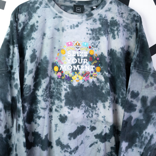 Seize Your Moment Embroidered Tie Dye Jersey
