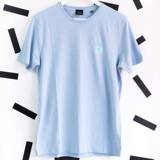 Space Ranger Embroidered T-Shirt - Light Blue