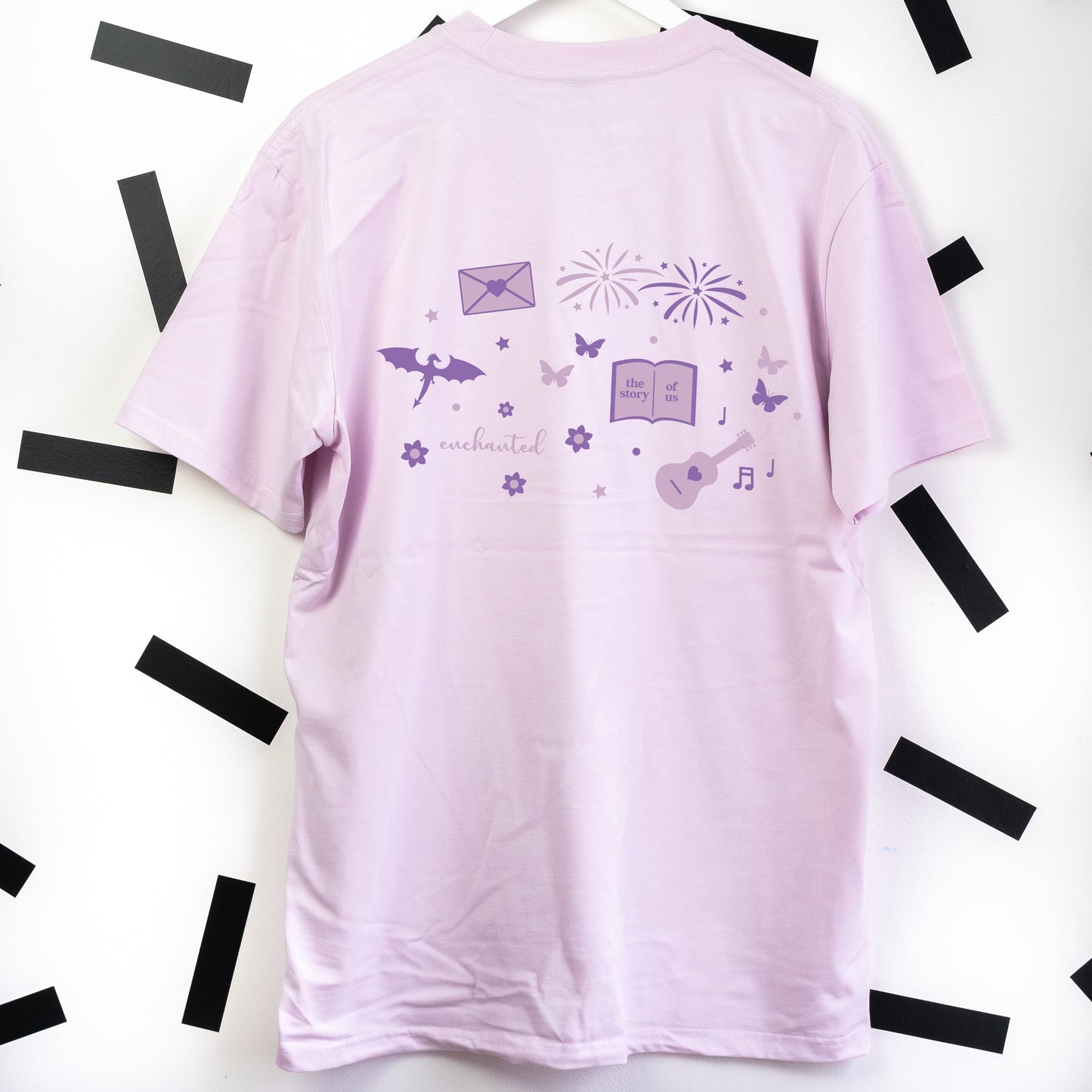 Speak Now Taylor Swift Embroidered Lilac T-Shirt