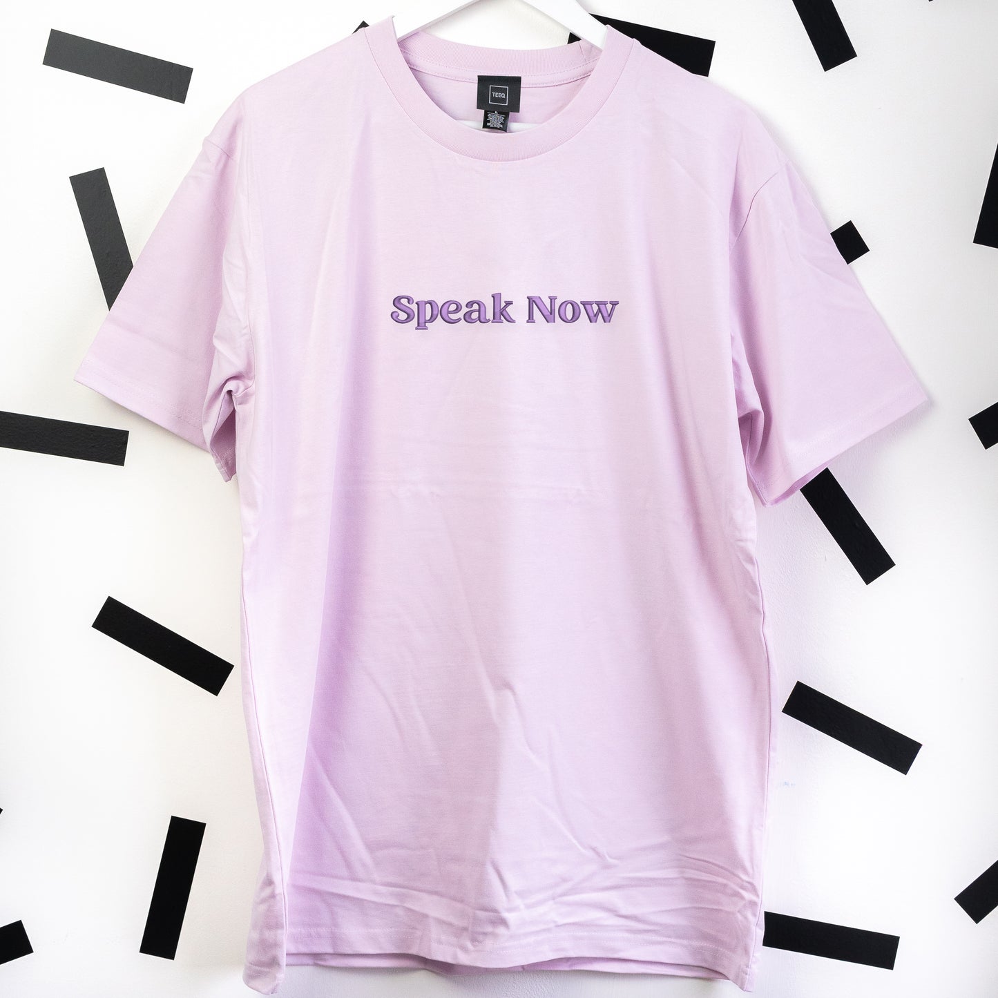 Speak Now Taylor Swift Embroidered Lilac T-Shirt