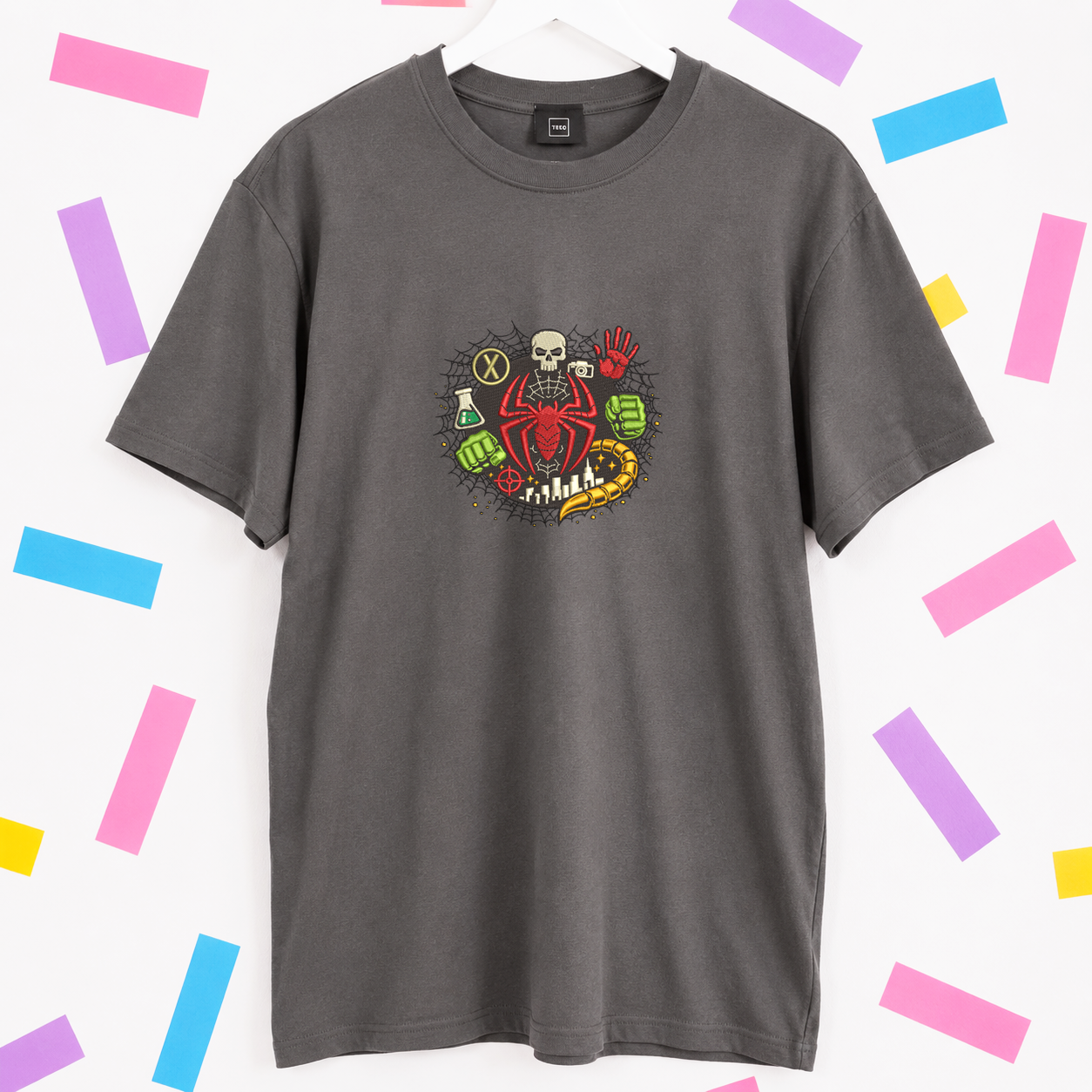 Spider-man Brand New Day Embroidered Oversize T-Shirt