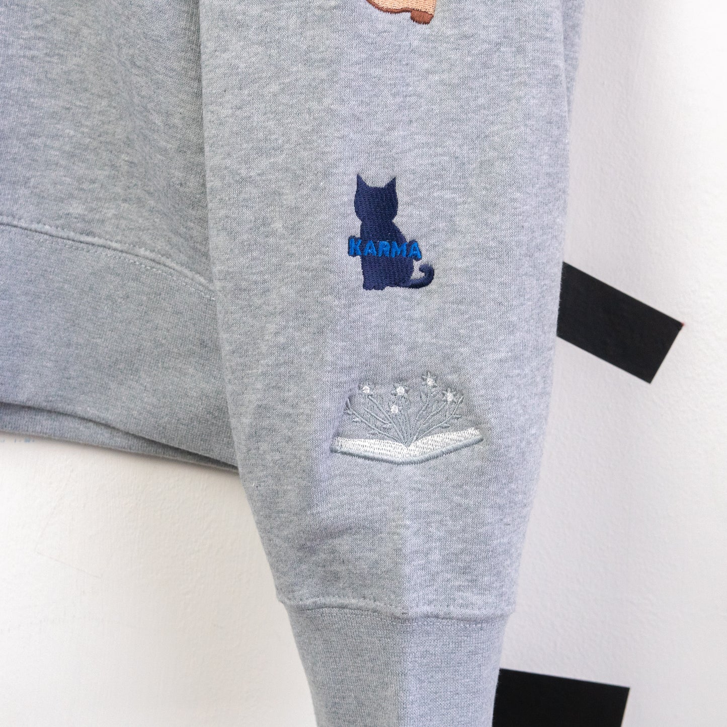 Taylor Swift Era's Embroidered Women's Grey Jumper