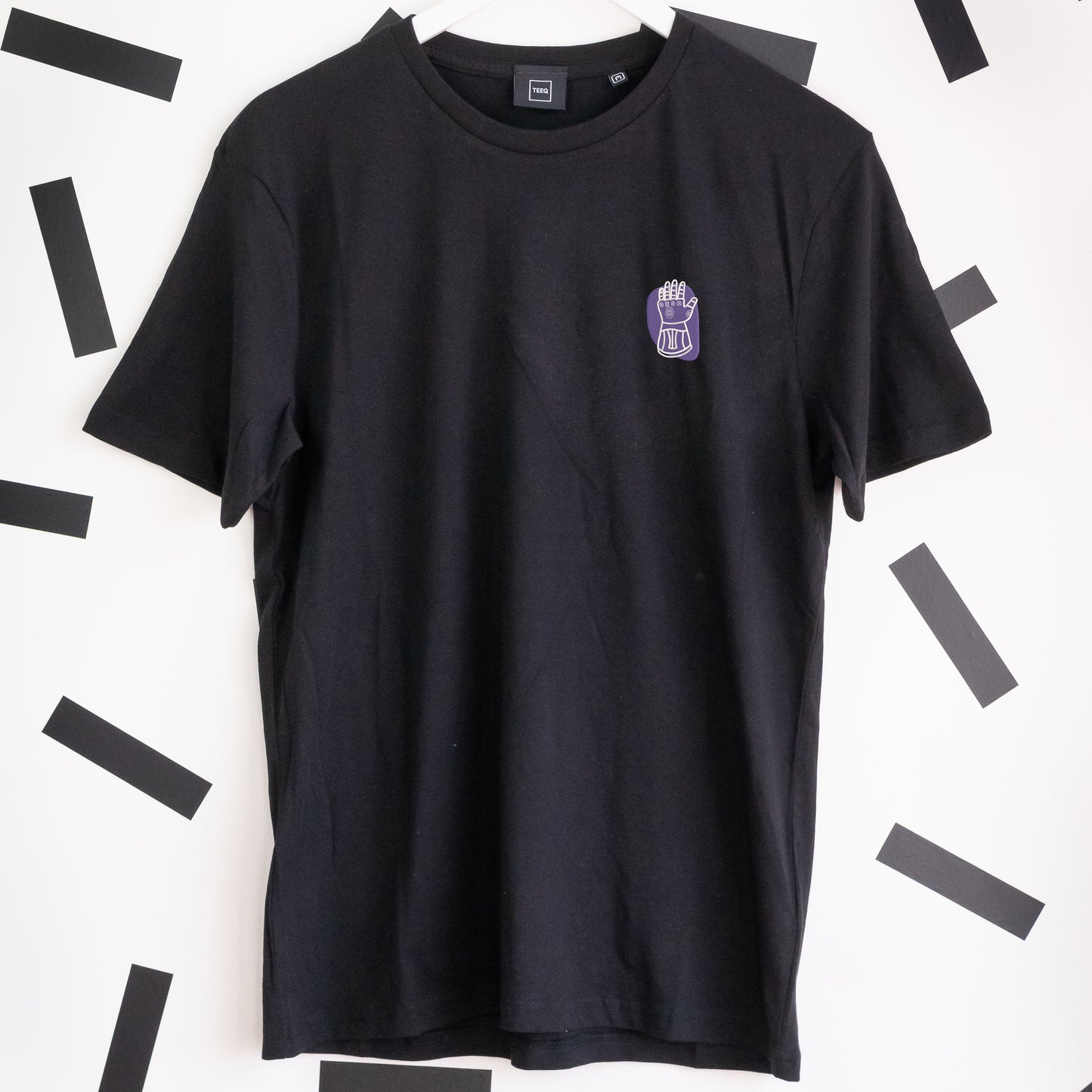 Thanos Embroidered T-Shirt - Black